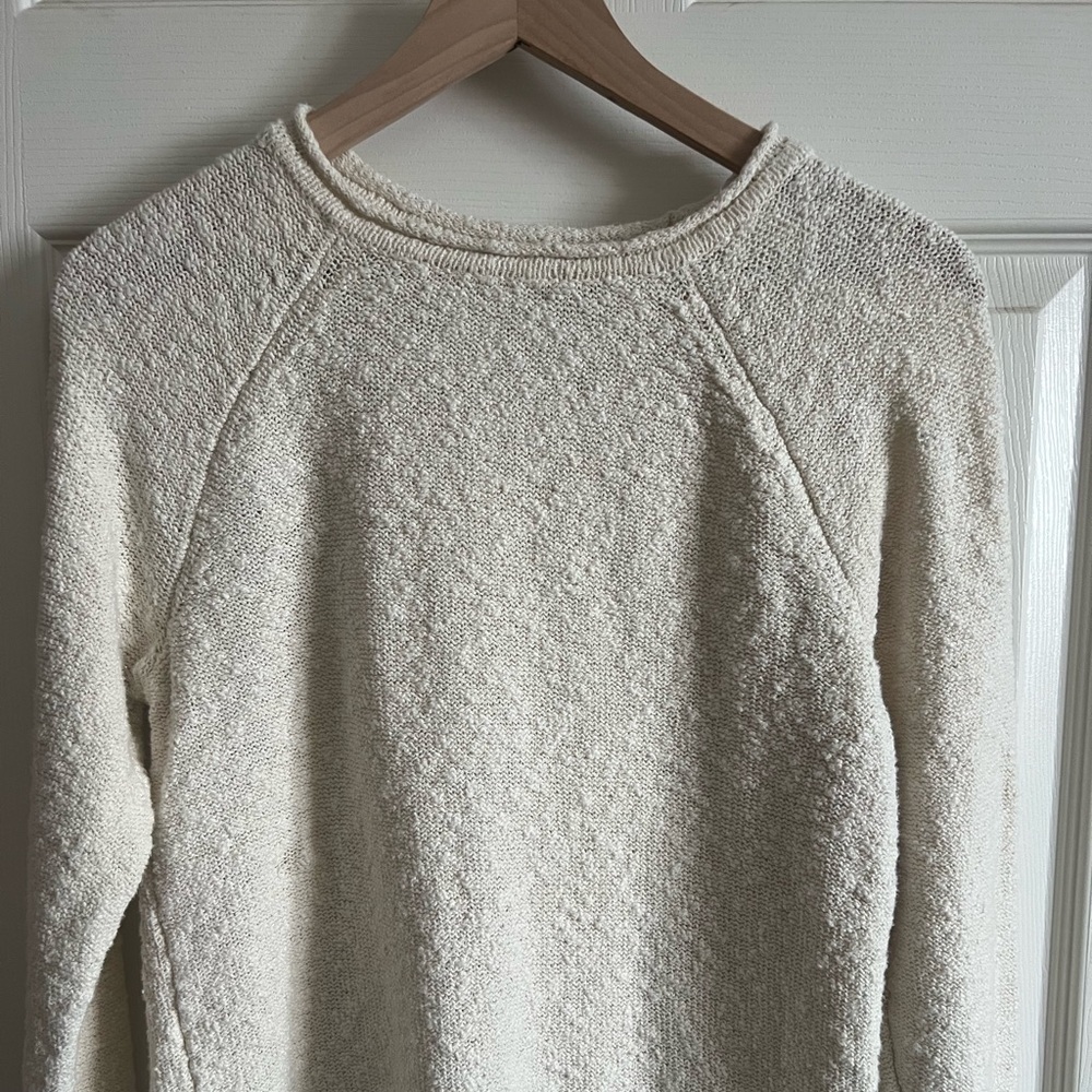 L.L. Bean Classic Cream Sweater